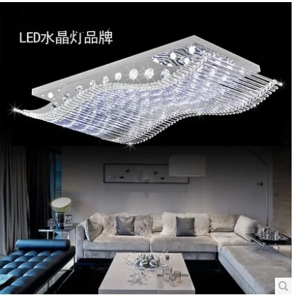Fashion LED lamp ceiling lamps square crystal dining room lighting | Освещение