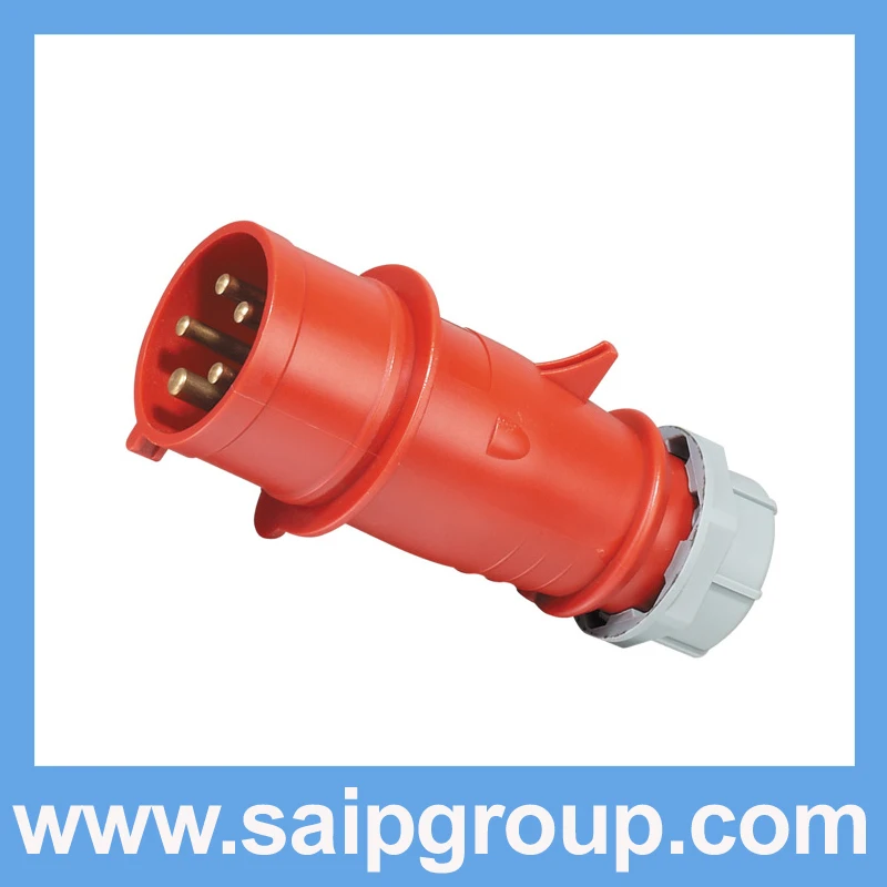 2014 новейшая 16A IP44 Водонепроницаемая электрическая промышленная вилка для