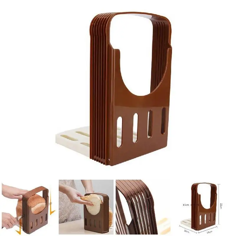 Новинка Пластиковая Складная нож для хлеба направляющая резки инструменты