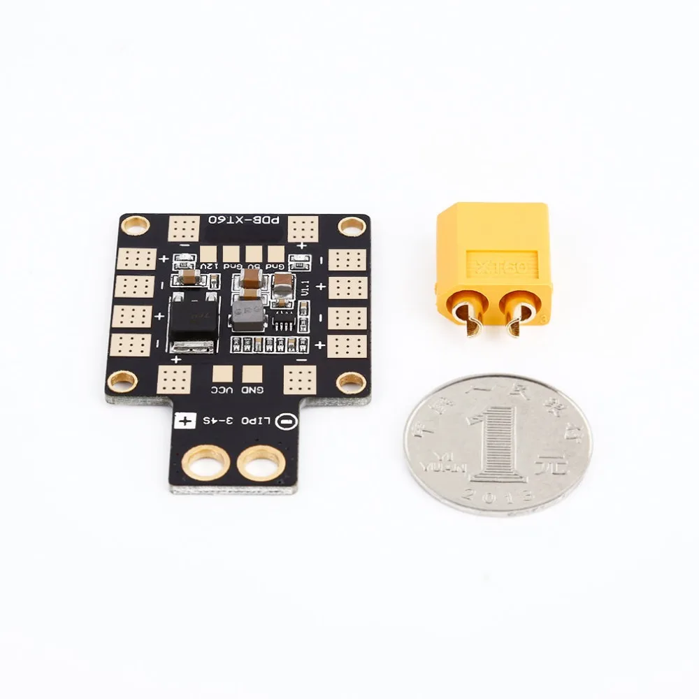 Модуль распределения OCDAY 3A PDB XT60 с двойным BEC 5 В/12 В для FPV drone QAV250 180 210 H250Mini Micro Quad