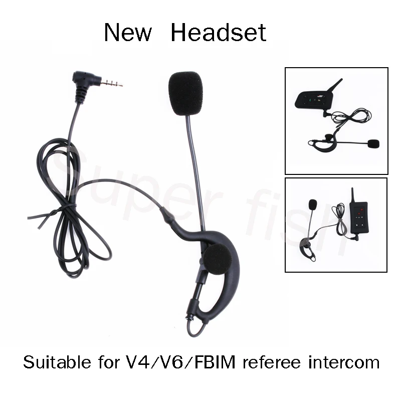 Vnetphone шлем гарнитуры гарнитура и тренер рефери Bluetooth наушники для V4/V6/FBIM микрофон |