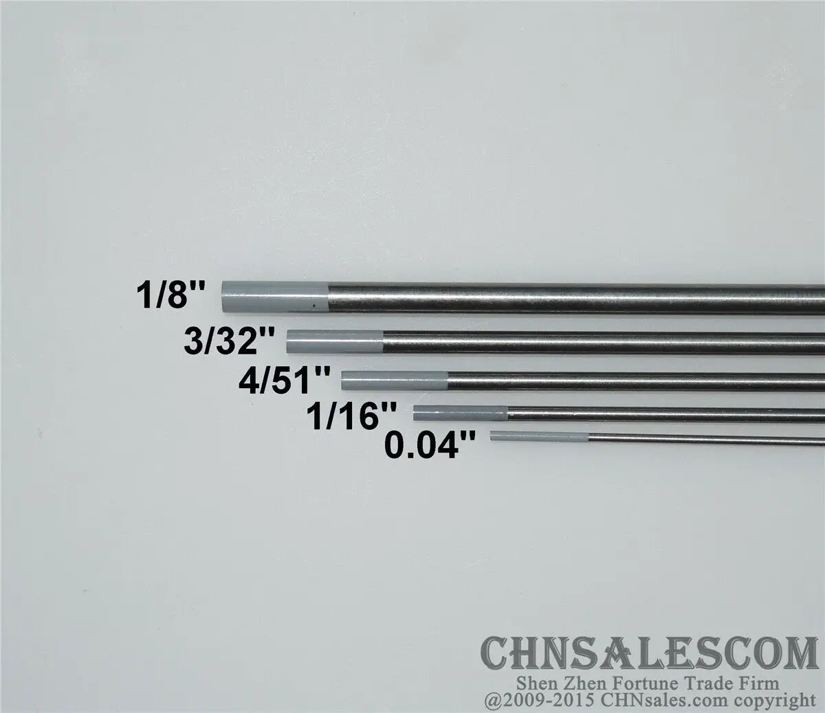 Карбид вольфрамовый CHNsalescom 5 шт. WC20 0 04 1/16 4/51 3/32 1/8 серый