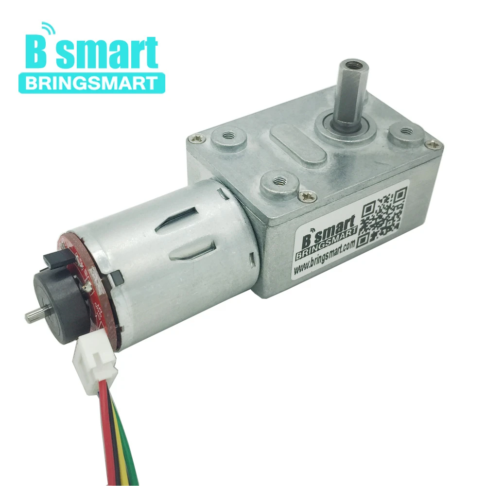 Двигатель постоянного тока Bringsmart мотор редуктор с высоким крутящим моментом 12 В