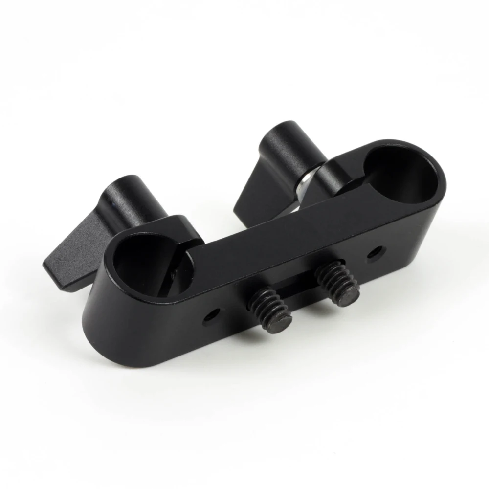 Короткий зазубренный крепежный кронштейн 15 мм стержень зажим рельсовый блок fr