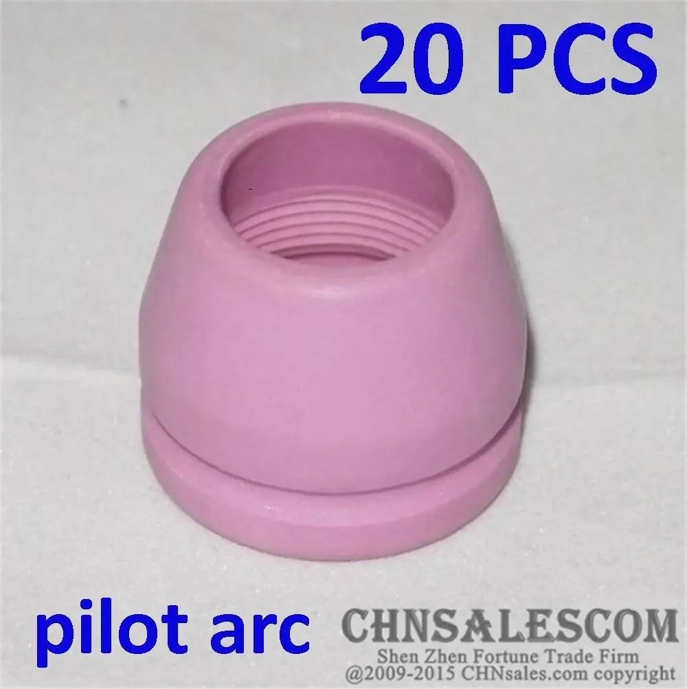 CHNsalescom 20 шт. SG-55 AG-60 высокочастотный воздушно-плазменный резак Pilot Arc Torch SHIELD CUP |