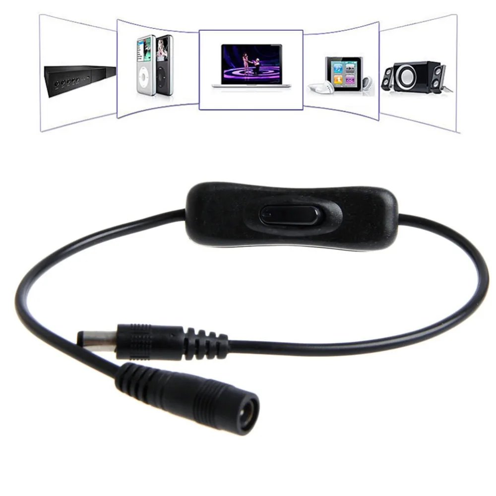 Штекер питания постоянного тока 5 5x2 1 мм штекер-гнездо Удлинительный кабель с