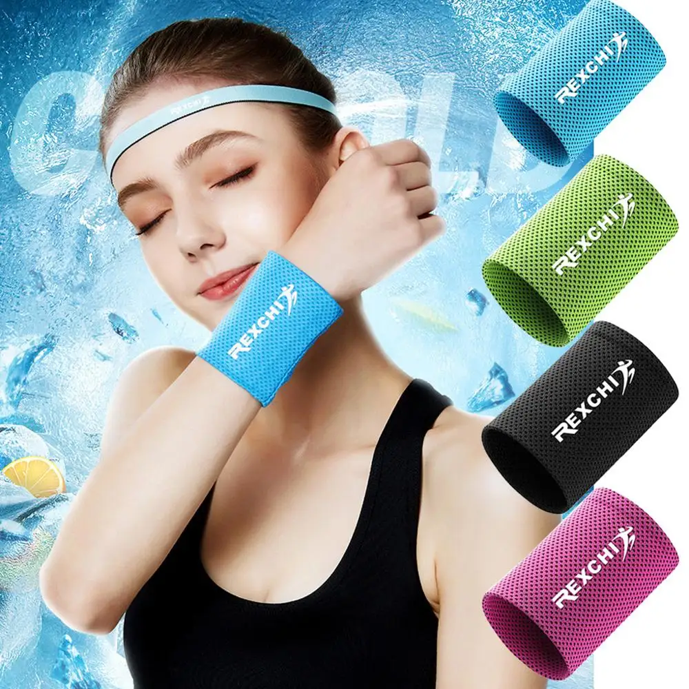 Unisex Wristband Cotton Sweat Band Fitness Basketball Sports Tennis Volleyball Outdoor Quick Drying Tool | Спорт и развлечения
