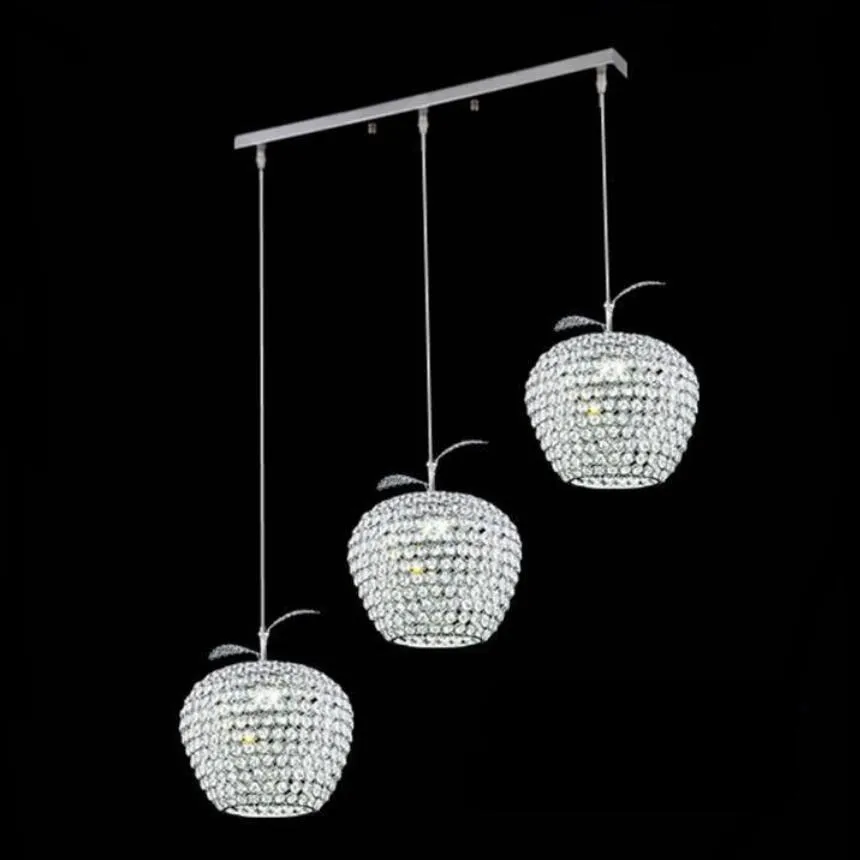 Creative K9 crystal led Apple chandelier lamps best-selling high-power lighting lustre light chandeliers | Лампы и освещение