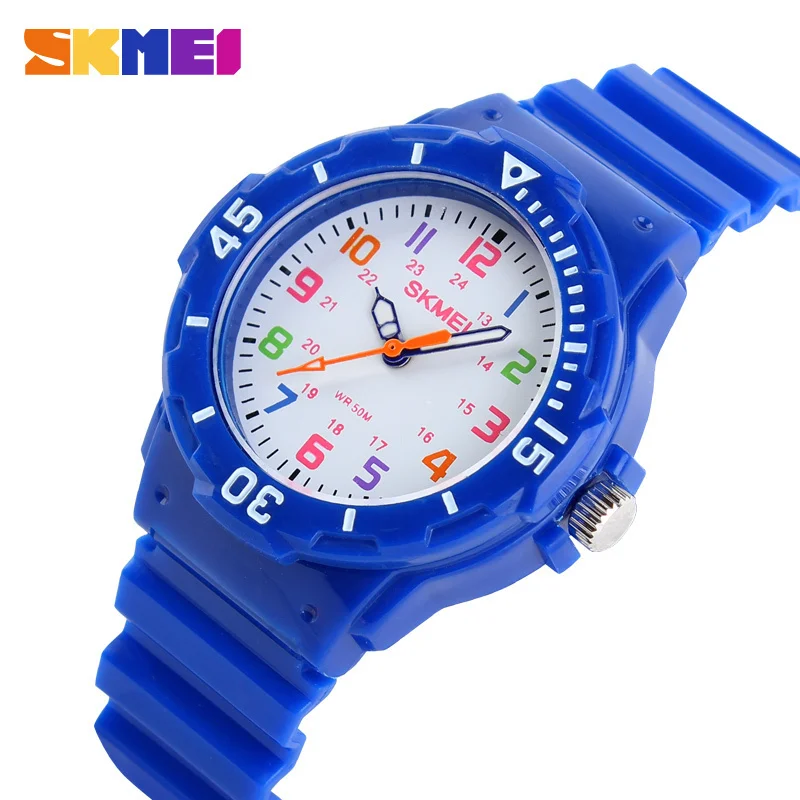 2018 New Skmei Children Watch Fashion Casual Quartz Watches Waterproof Jelly Kids Clock boys Hours Students Dress Wristwatches | Наручные