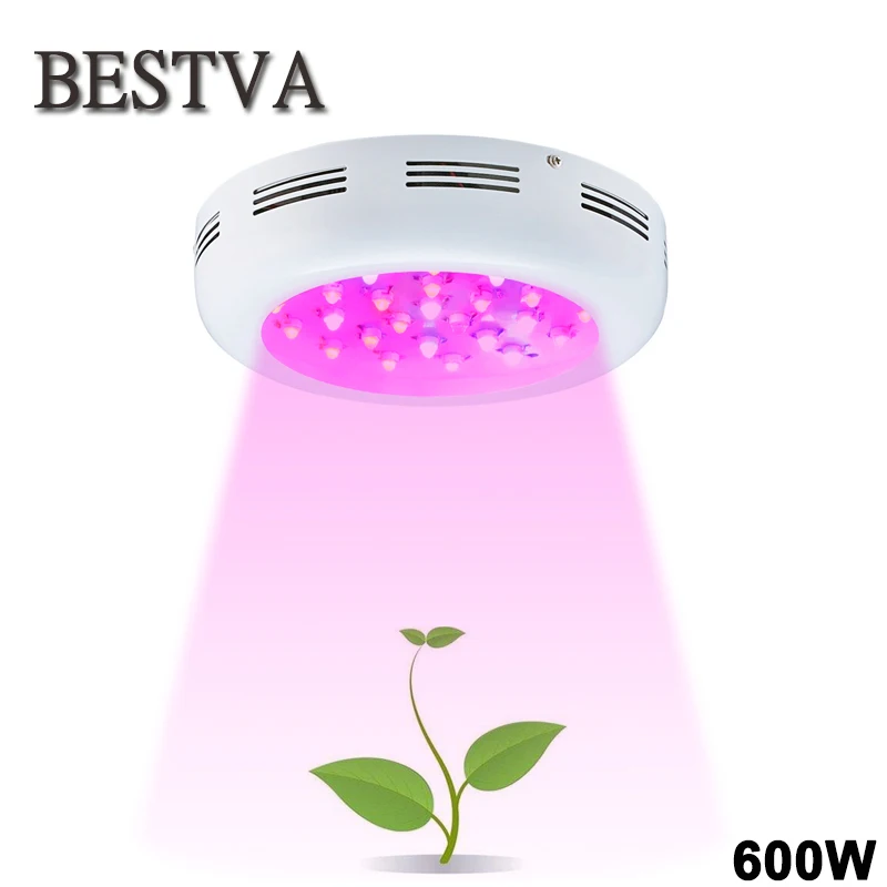 BESTVA 600 Вт НЛО полный светодио дный спектр светодиодный растительный свет двойные
