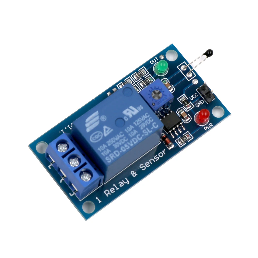 1 шт. 5 в модуль теплового датчика комбинированный реле термистора температуры |