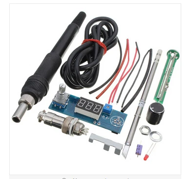 Цифровая паяльная станция Утюг Температура контроллер Наборы для Hakko T12 Ручка DIY