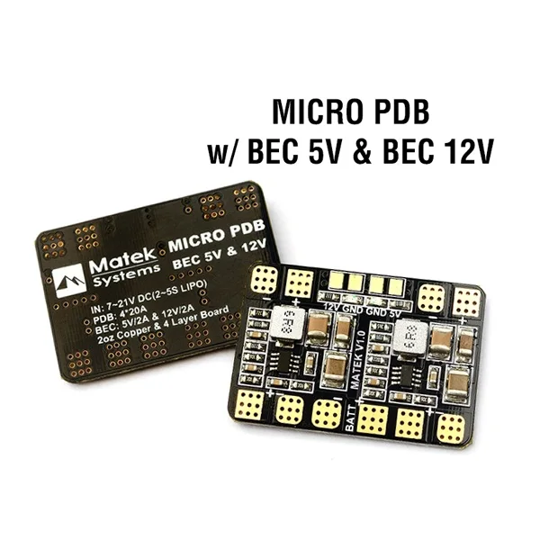 Matek MICRO PDB W/ BEC 5V & 12V с BEC|jacket autumn|motor jacketjacket spiderman |