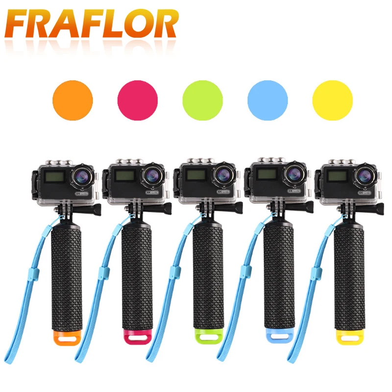 Универсальная плавающая ручка для фиксации поплавка штанги стойки монопода для камеры Gopro Hero 5 4 3 Xiaomi Xiomi Yi 2 4K K Action.