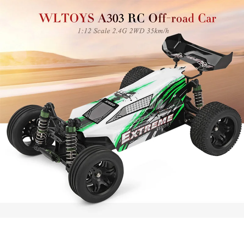 Высокая Скорость RC автомобилей 1:12 Весы 2.4 г 2WD 35 км/ч Перезаряжаемые внедорожных