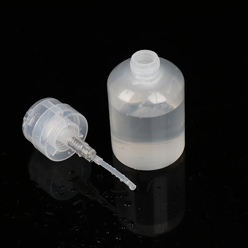 Пустой прозрачный насос диспенсер флакон духов контейнер для ногтей промывка