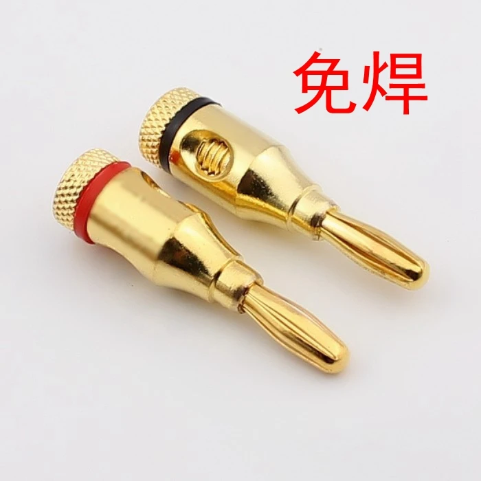 4 шт. позолоченные разъемы для колонок | Строительство и ремонт