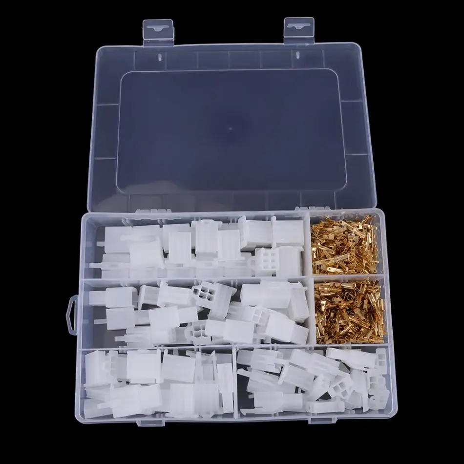 40 Set Connectors 2.8MM 2 3 4 6 Way Wire Housing Terminal Female And Male Kit Car Motocycle |