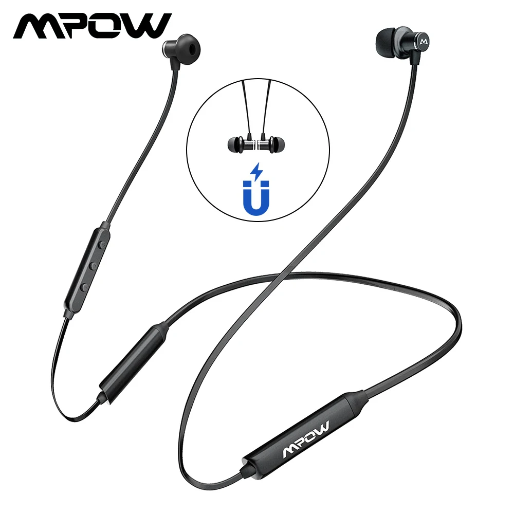 Mpow A4 Беспроводной наушники Bluetooth 4 1 IPX5 Водонепроницаемый 250 часов в режиме