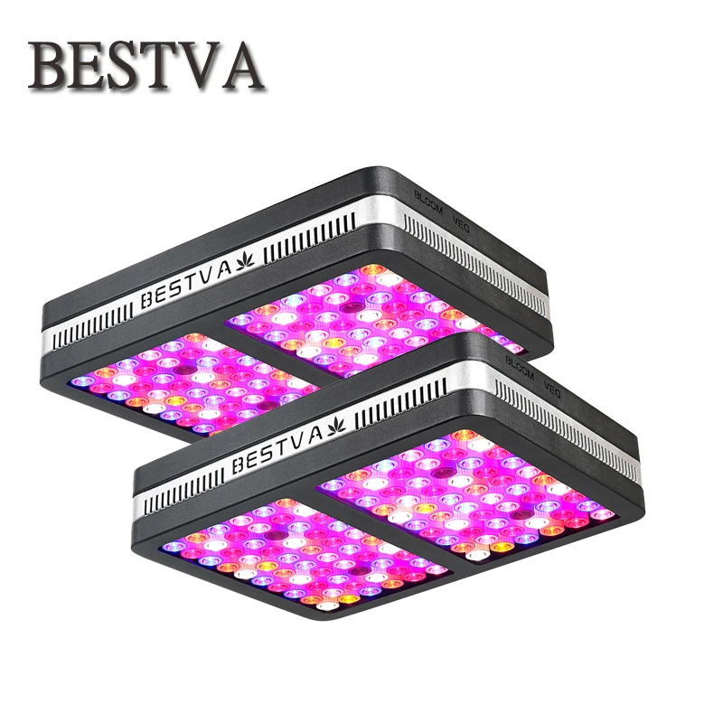 Светодиодный светильник полного спектра BestVA Elite 2 шт. 1200 Вт для выращивания