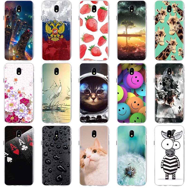 Чехол для Samsung Galaxy J7 2017 силиконовый чехол из ТПУ J6 J3 J2 J4 2018 J8 | Мобильные телефоны и