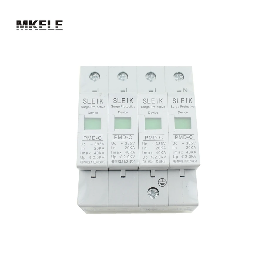 Устройство защиты от перенапряжения 385VAC SPD 4P 20KA ~ 40KA | Строительство и ремонт