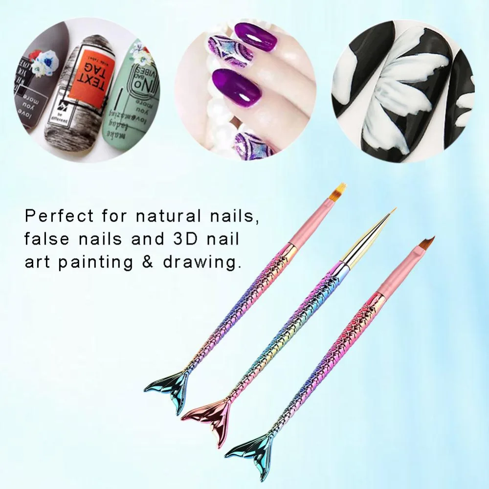 Кисть для рисования ногтей кисти ручки Звездные весы Гель-лак нейл-арта кисть 3