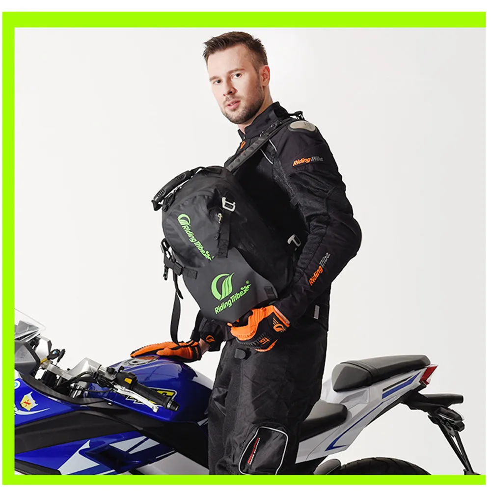 Езда племя полный водонепроницаемый мотоцикл бак задний хвост задние сумки