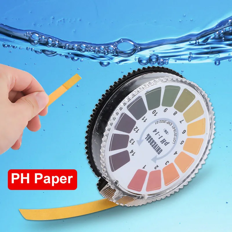 0-14 PH Alkaline Acid Indicator Meter Test Paper Roll 5m For Water Urine Saliva Soil Litmus Accurate Testing Measuring | Инструменты