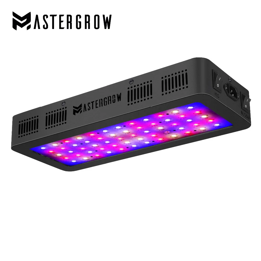 Двойная светодиодная растительная лампа TS 600W с полным спектром, с режимами Veg/Bloom для воздушных теплиц и комнатного выращивания растений.