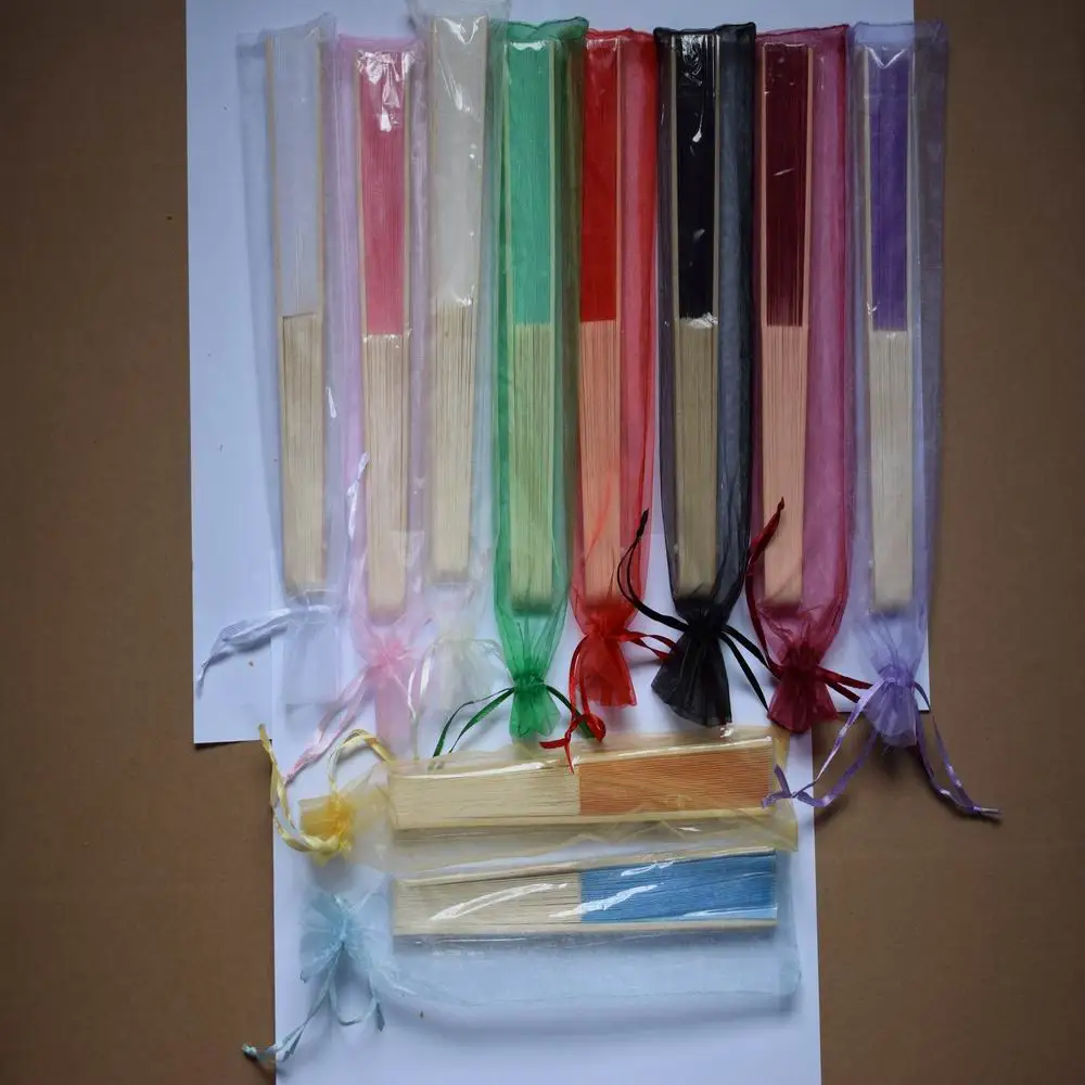 Бесплатная доставка оптовая продажа 50 шт./лот Белый Элегантный складной Шелковый