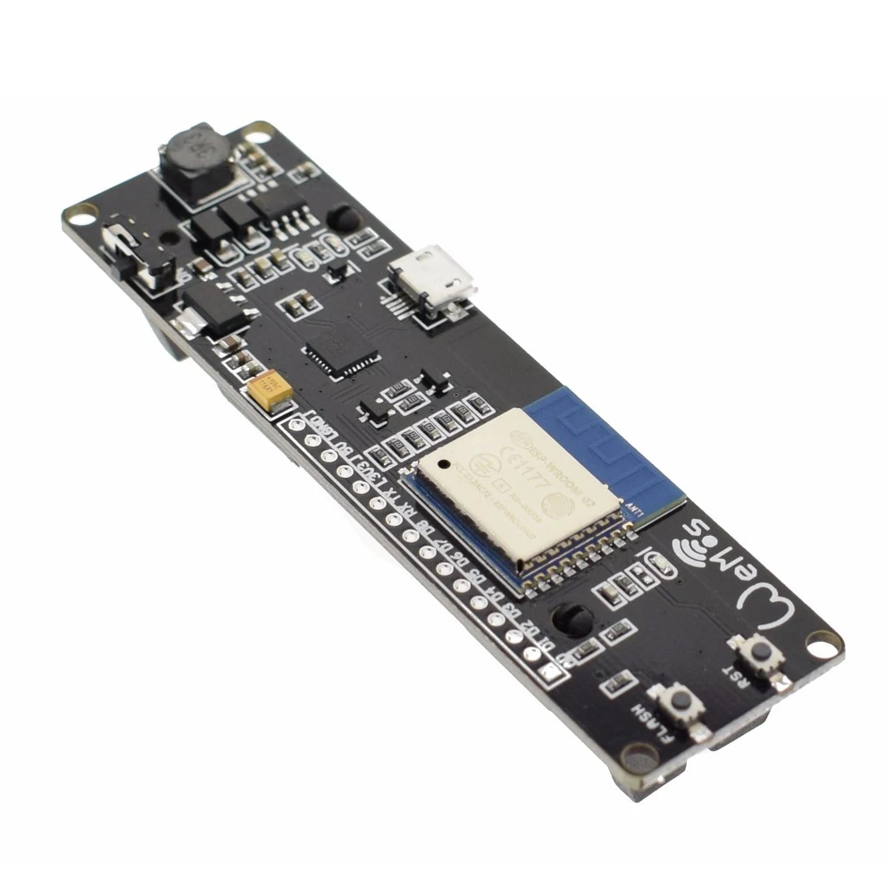 Esp-wroom-02 карман 8266 D1 мини-модуль Wi-Fi ESP8266 + 18650 Батарея | Электронные компоненты и