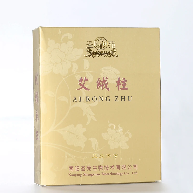 63 pieces High-quality Golden Moxa sticks Mini Roll acupuncture massage moxibustion |