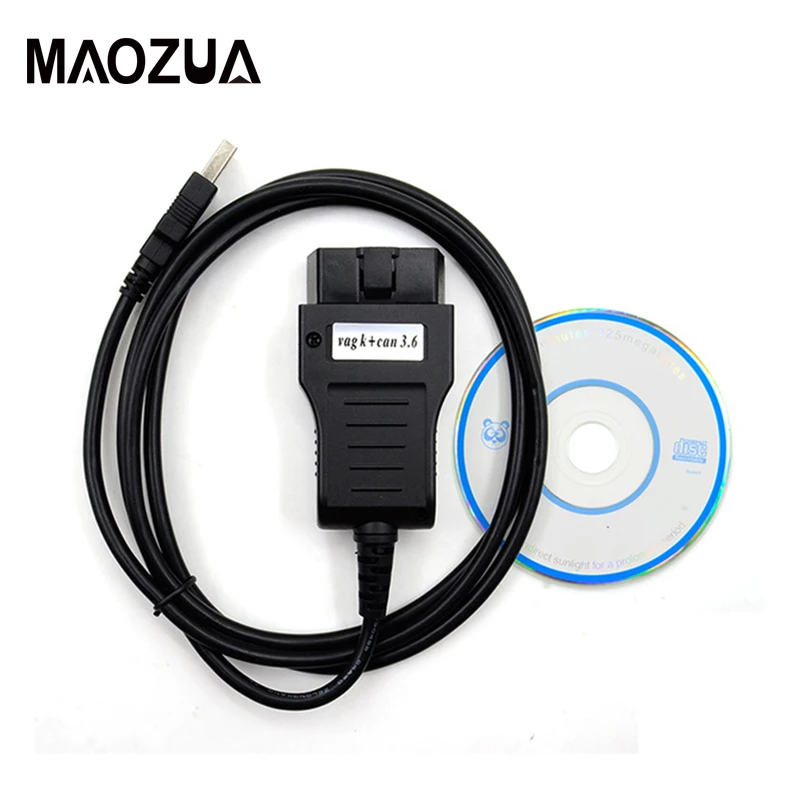 VAG K + CAN Commander 3 6 OBD2 Диагностический интерфейс кабель для V/AU Авто диагностический