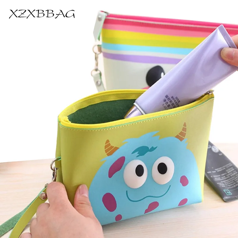 XZXBBAG милый мультяшный Кошелек из искусственной кожи на молнии с глазами Детский