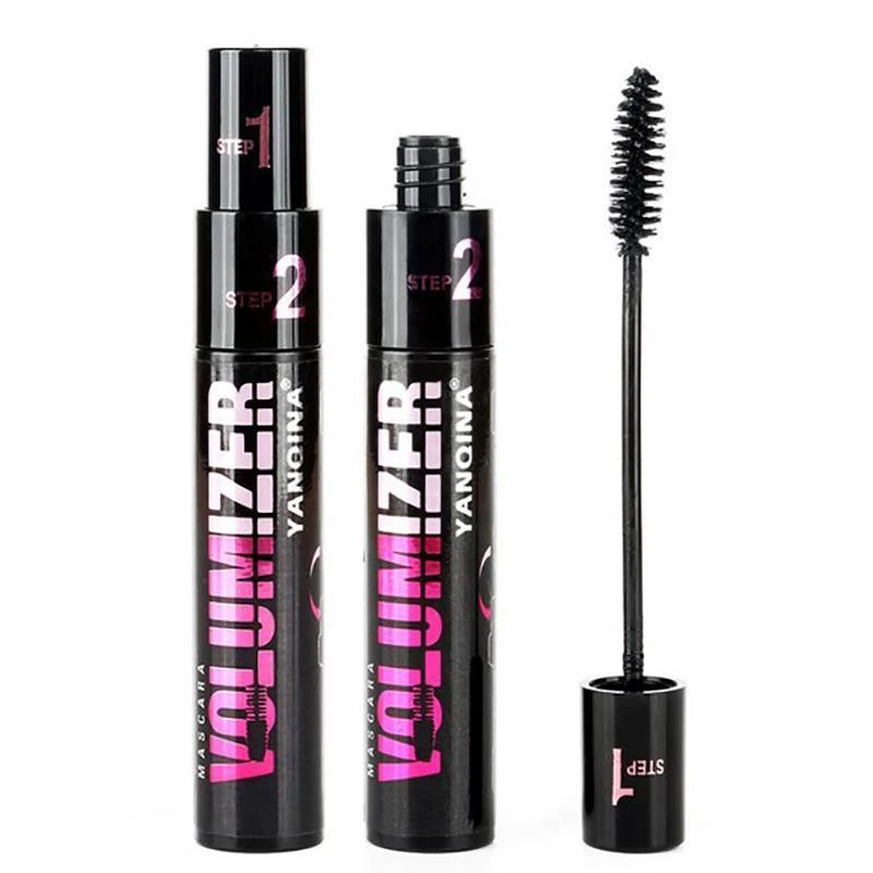 2 in1 Mascara Long Fiber Curling Eyelash Eye Lashes Maquiagens Makeup |