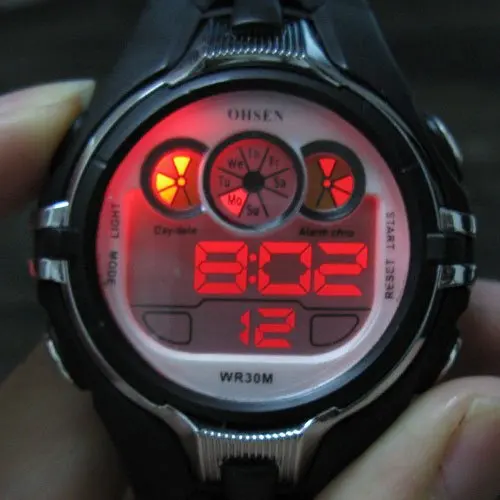 Digital WATERPROOF BOY GIRL LADY ALARM Stop led SPORT fashion silicone watch | Наручные часы