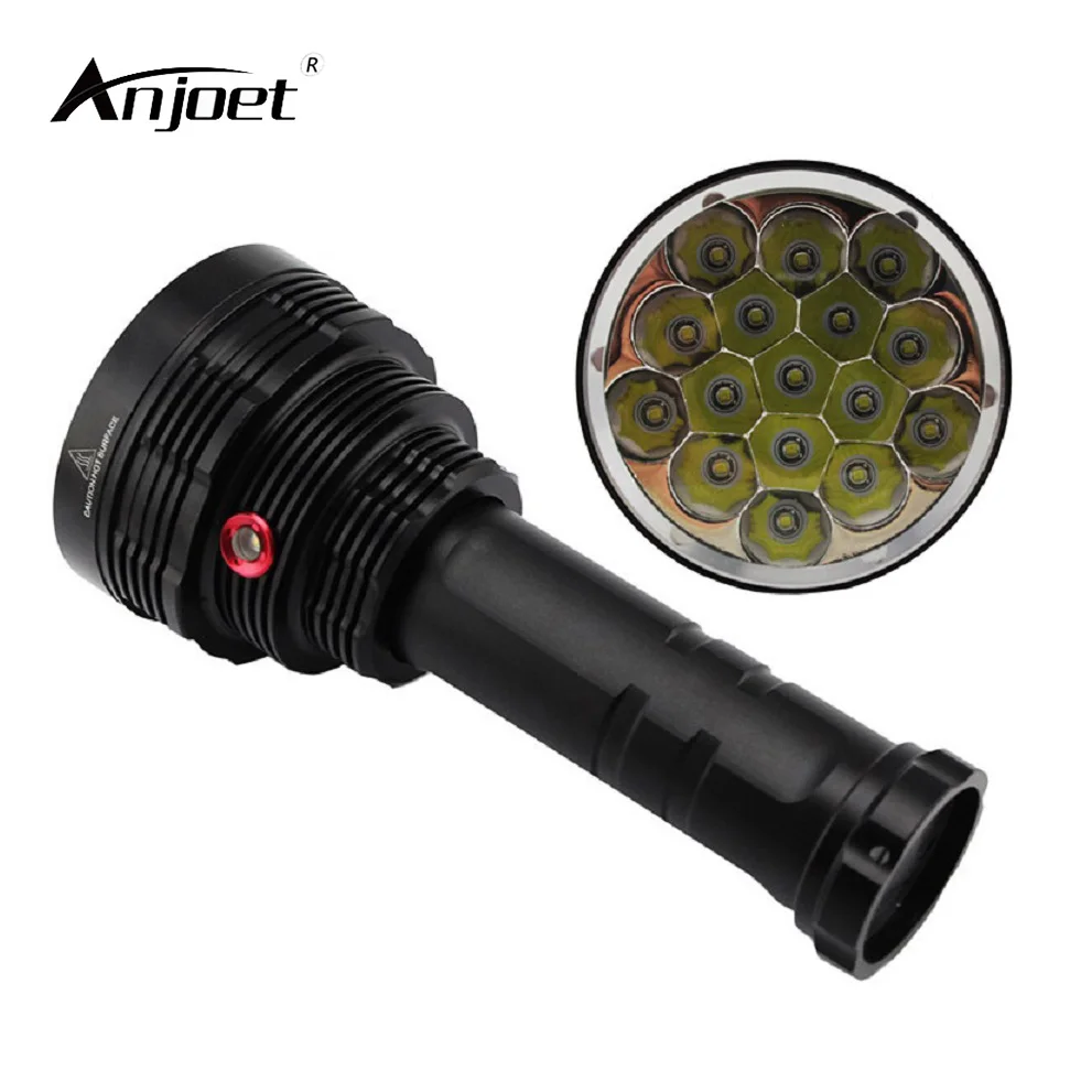 Светодиодный фонарик ANJOET 4 режима 16 * XML T6 18650 для улицы кемпинга | Лампы и освещение