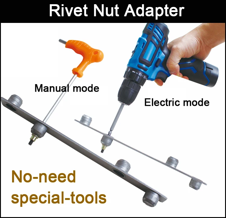 Электрический инструмент для заклепок беспроводной адаптер дрели|adapter drill|adapter nut