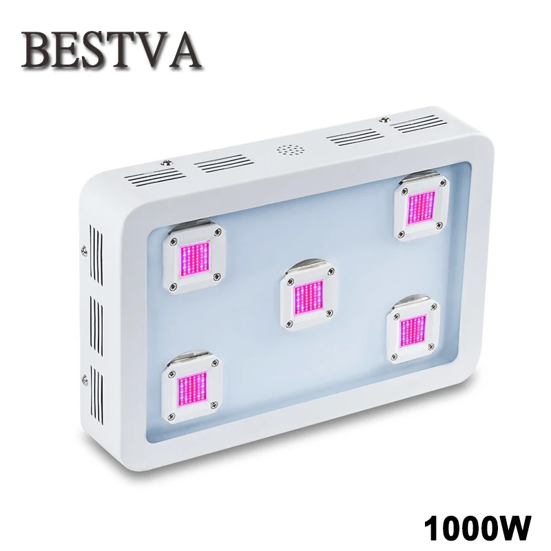 Светодиодная лампа полного спектра BESTVA X5 1000 Вт cob для комнатных растений теплиц