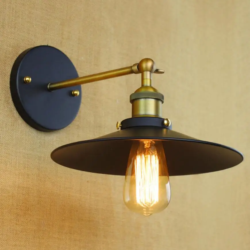 Modern High-quality wall lamp iron art LED lamps retro living room dining suitable for voltage 90-260V Z68 | Освещение