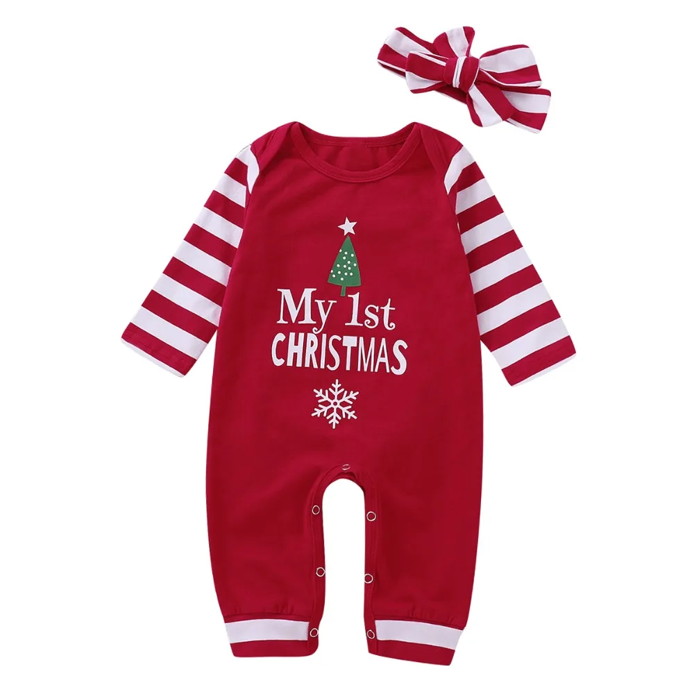 Puseky/Рождественские наряды из 2 предметов для новорожденных с героями