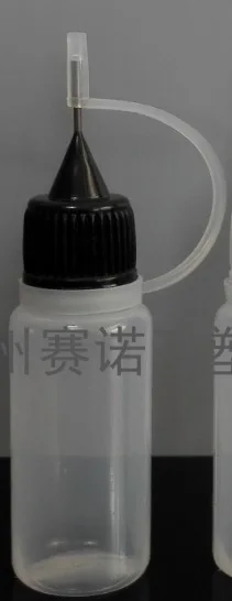500 шт./лот 10 мл пластиковые бутылки-капельницы бутылка-капельница с винтовой