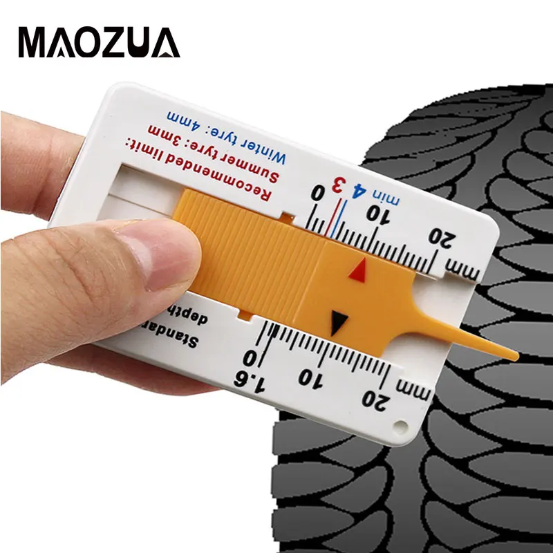 Автомобильный измеритель глубины протектора автомобиля мотоцикла прицепа |
