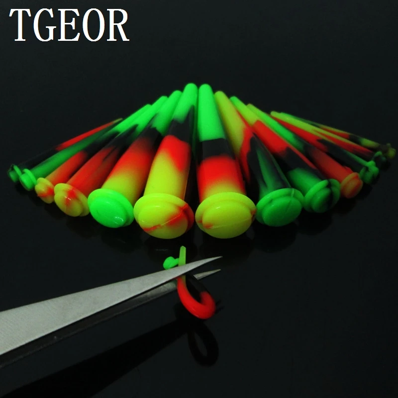 Модный шарм 1 комплект = 7 шт. размеров гибкий регги цвет уха эспандер растая