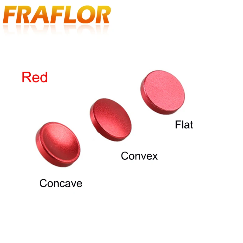 Универсальный алюминиевый сплав 3 шт./лот красный вогнутый/Выпуклый/плоский