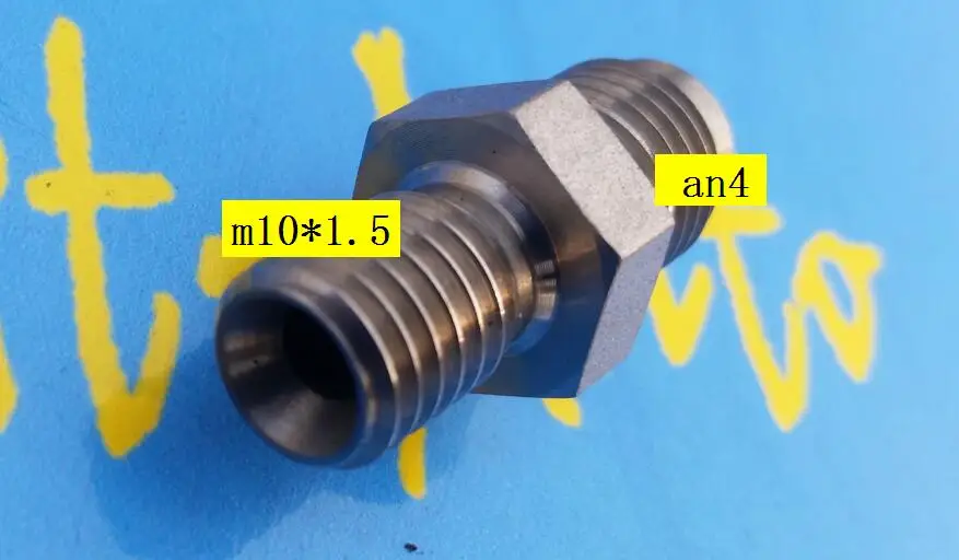 Штекер из нержавеющей стали m10 * 1 5 M10 для перевернутого сиденья адаптера an4 4an 7/16unf