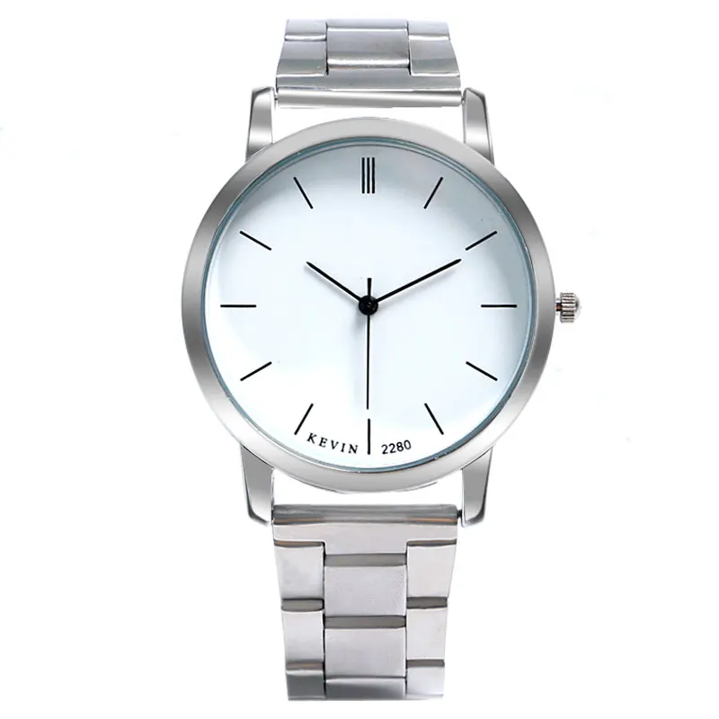 Часы мужские элегантные из нержавеющей стали кварцевые аналоговые | Наручные