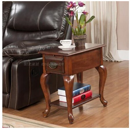 Американский деревянный тигровый столик для дивана. Многофункциональный