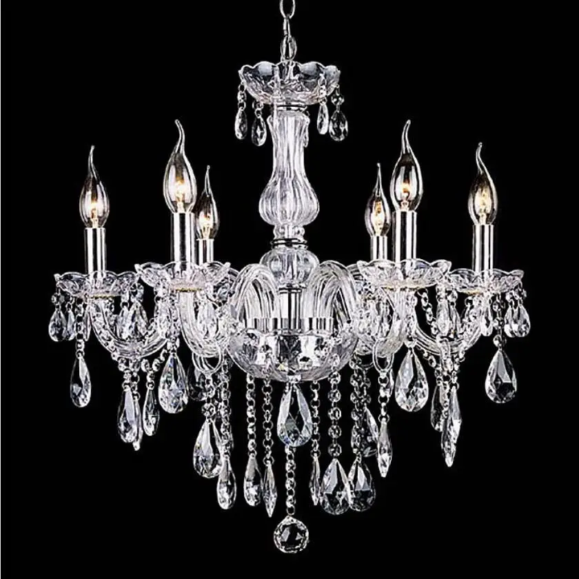 Европейские хрустальные подвесные светильники K9 E12/E14 светодиодные лампы для